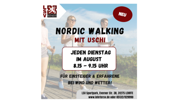 Ab August: Nordic Walking mit Uschi